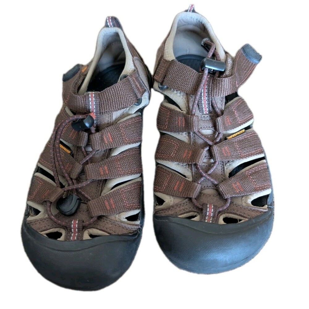 Keen Newport Hiking Sandals Sz 4 Brown Walking Waterproof Beach